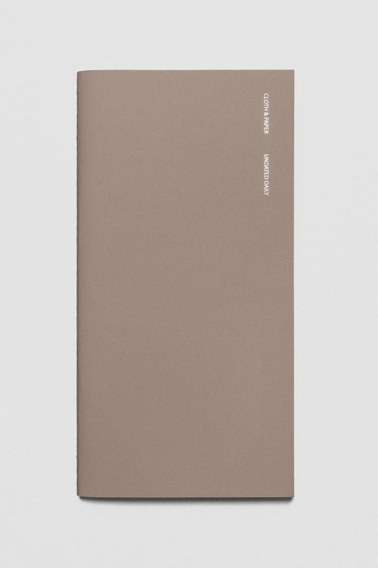 Cloth & Paper A5 Slim Travel Notebook Daily Lined