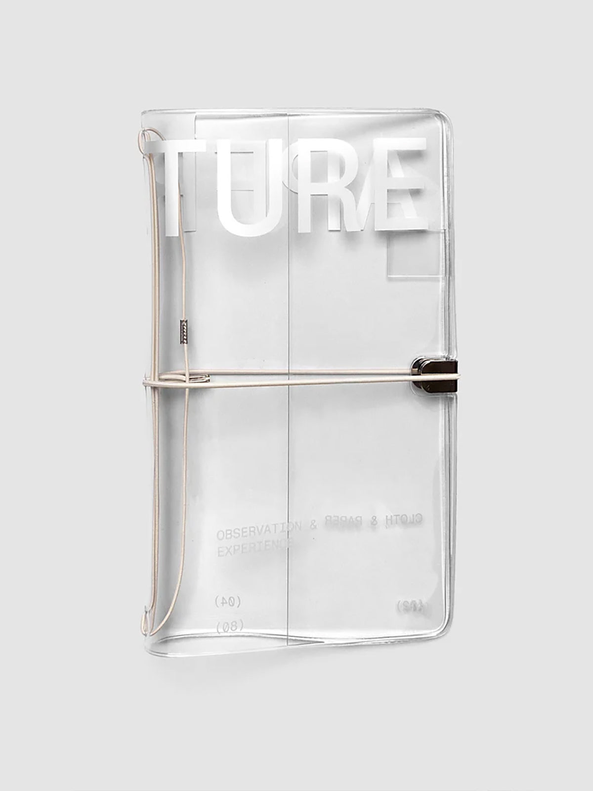 Cloth & Paper Aperture A5 Slim Travel Notebook Cover Clear Vinyl