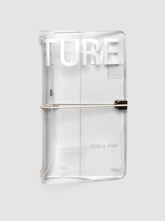 Cloth & Paper Aperture A5 Slim Travel Notebook Cover Clear Vinyl