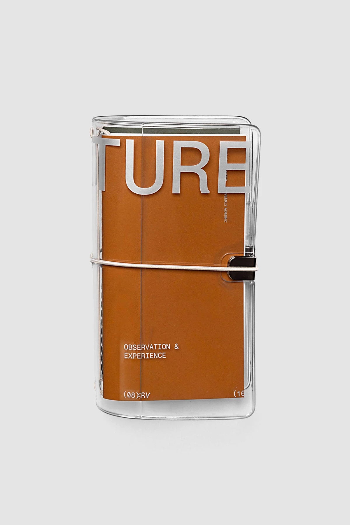 Cloth & Paper Aperture Pocket Plus Travel Notebook Cover Clear Vinyl