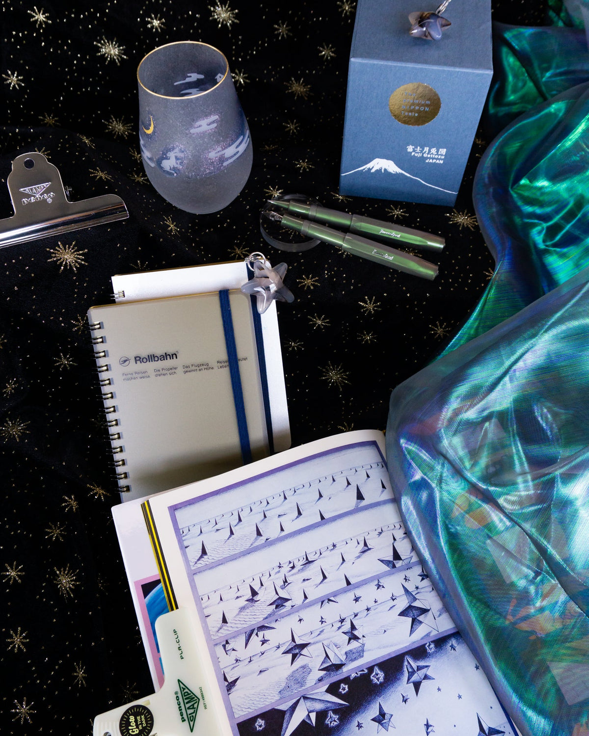 Kaweco Lunar Sport Fountain Pen Shadow Green Medium Nib