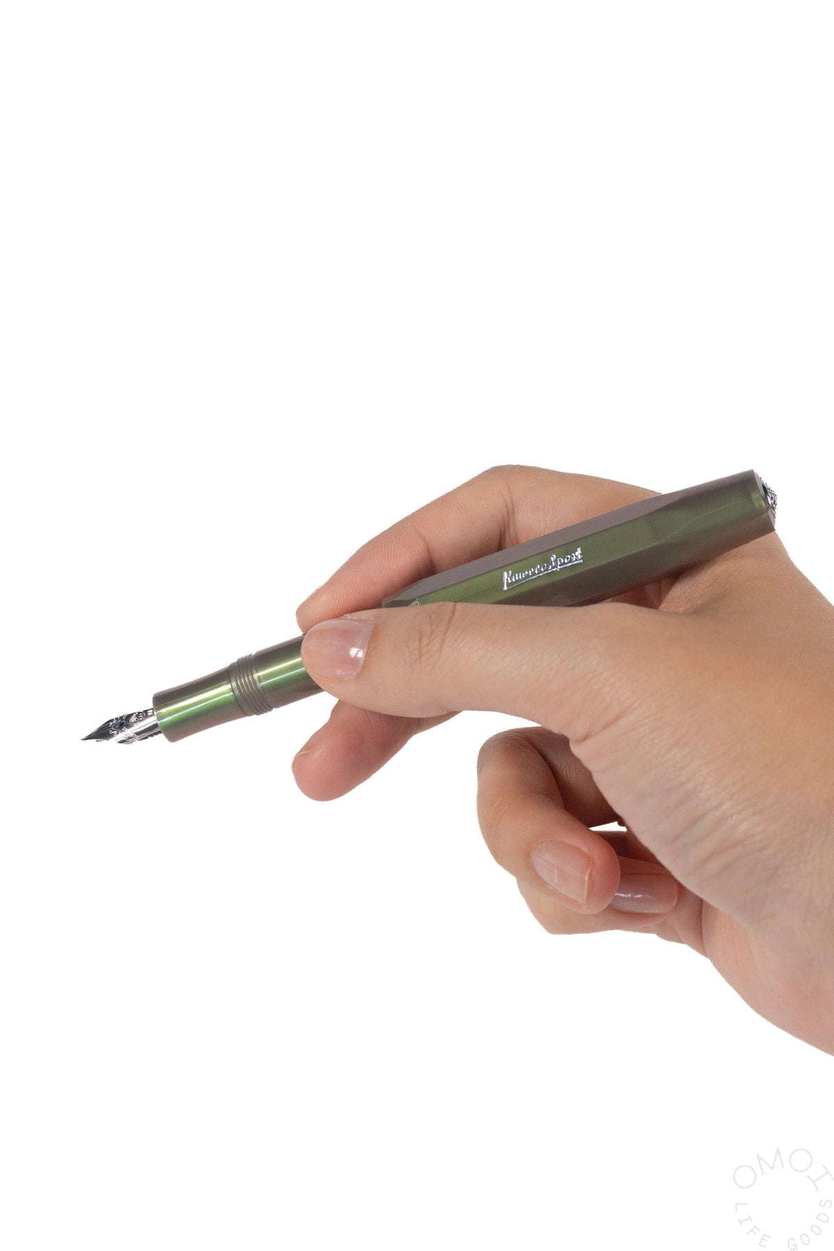Kaweco Lunar Sport Fountain Pen Shadow Green Medium Nib